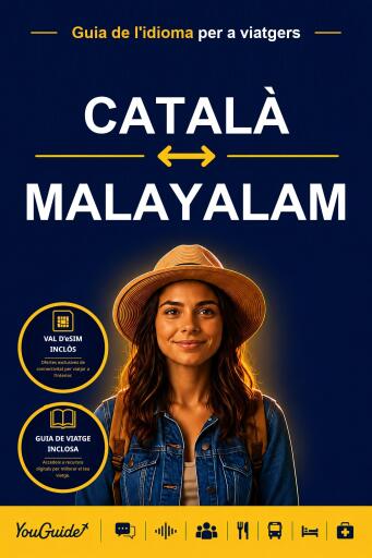 Portada del libro «The Language Guide for Travelers - Catalan to Malayalam», de YouGuide