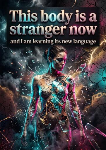Portada del libro «This body is a stranger now», de Natalie Harrington