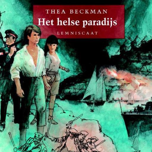 Portada del audiolibro «Het helse paradijs», de Thea Beckman