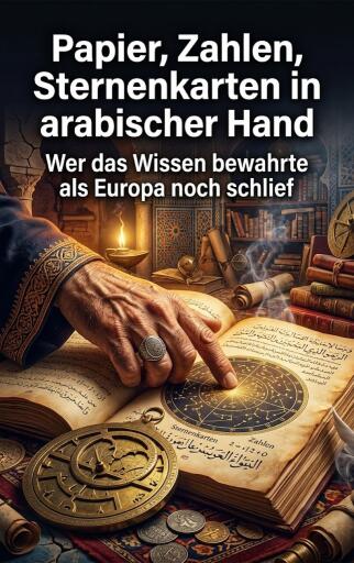 Portada del libro «Papier, Zahlen, Sternenkarten in arabischer Hand», de Jana Werner
