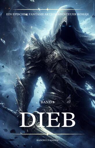 Portada del libro «Dieb:Ein Epischer Fantasie Aktion Abenteuer Roman (Band 8)», de Radowitz Madem