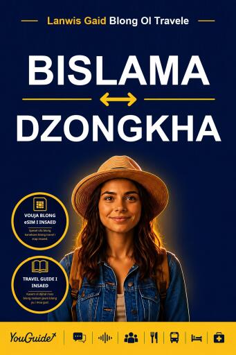 Portada del libro «The Language Guide for Travelers - Bislama to Dzongkha», de YouGuide