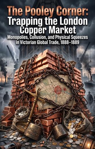 Portada del libro «The Pooley Corner: Trapping the London Copper Market», de Gabriel Wright
