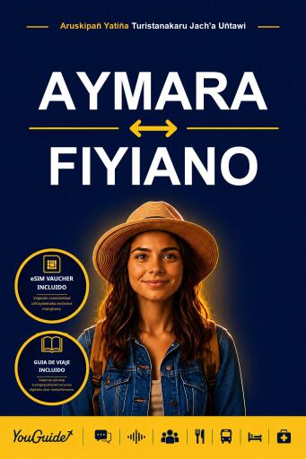 Portada del libro «The Language Guide for Travelers - Aymara to Fijian», de YouGuide