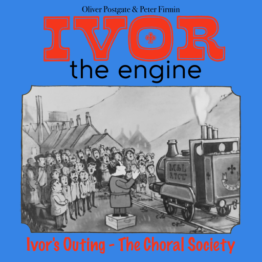 Portada del audiolibro «Ivor the Engine - Original Black & White Stories (1959–1962)», de Oliver Postgate