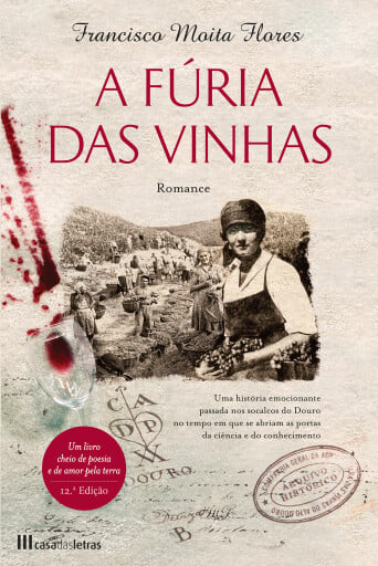 Portada del libro «A Furia das Vinhas», de Francisco Moita Flores