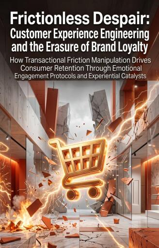 Portada del libro «Frictionless Despair: Customer Experience Engineering and the Erasure of Brand Loyalty», de Adam Mora