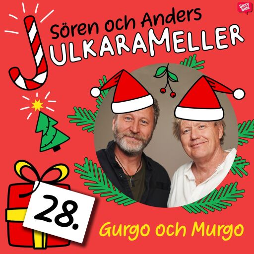 Portada del audiolibro «Gurgo och Murgo», de Sören Olsson, Anders Jacobsson