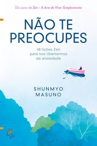 Portada del libro «Não Te Preocupes», de Shunmyo Masuno