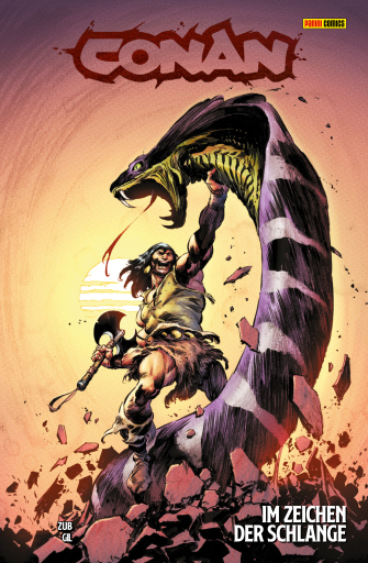 Portada del libro «Conan: Im Zeichen der Schlange», de Jim Zub