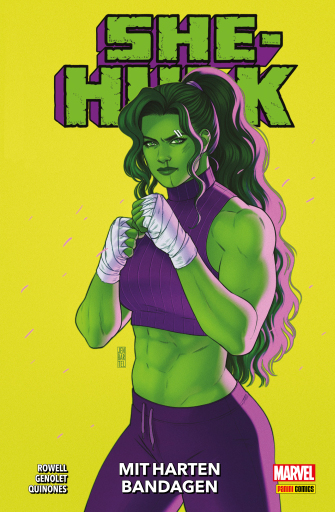 Portada del libro «SHE-HULK 3 - MIT HARTEN BANDAGEN», de Rainbow Rowell