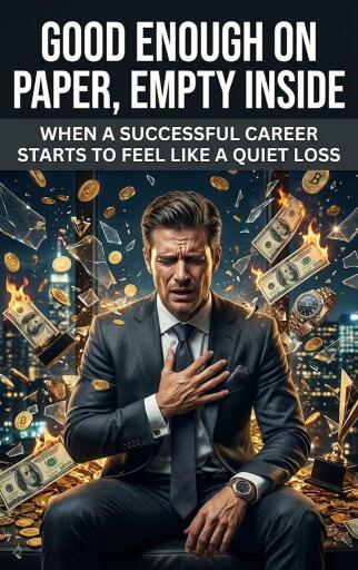 Portada del libro «Good enough on paper, empty inside», de Brandon Lockwood
