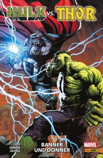 Portada del libro «HULK VS. THOR - BANNER UND DONNER», de Donny Cates