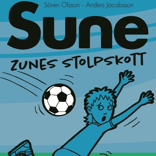 Portada del libro «Zunes stolpskott», de Sören Olsson, Anders Jacobsson