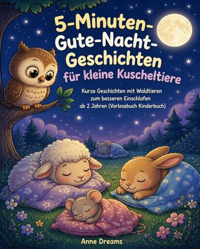 5-Minuten-Gute-Nacht-Geschichten für kleine Kuscheltiere