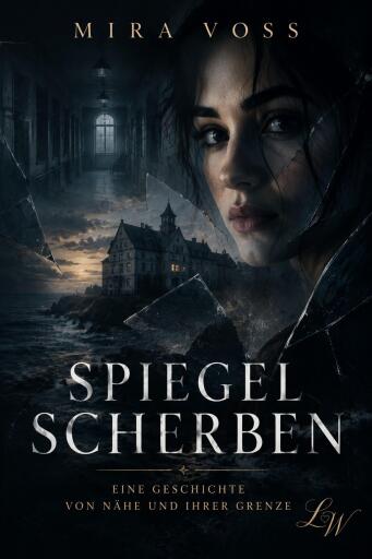 Portada del libro «Spiegelscherben - Eine Geschichte von Nähe und ihrer Grenze», de Mira Voss