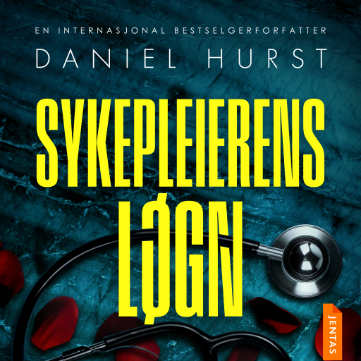 Portada del audiolibro «Sykepleierens løgn», de Daniel Hurst