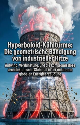 Portada del libro «Hyperboloid-Kühltürme: Die geometrische Bändigung von industrieller Hitze», de Wolfhard Börner