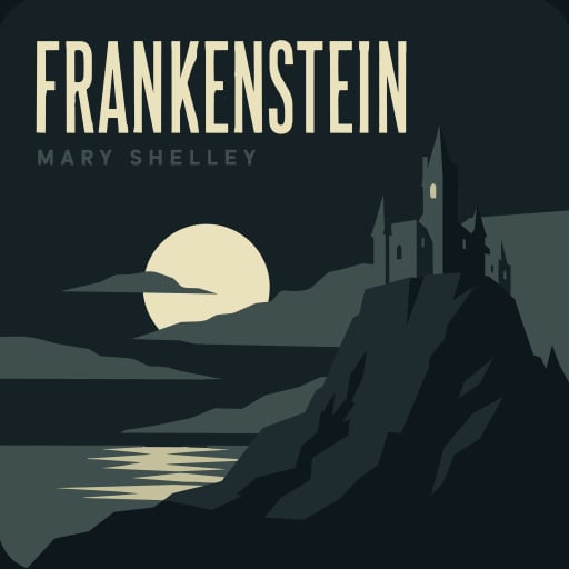 Portada del audiolibro «Frankenstein», de Mary Shelley