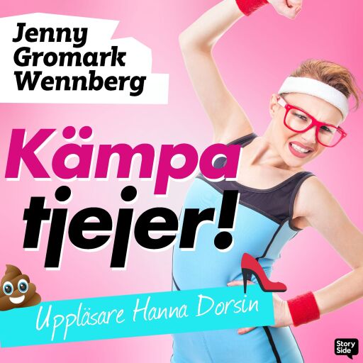 Portada del audiolibro «Kämpa tjejer!», de Jenny Gromark Wennberg