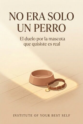 Portada del libro «No era solo un perro», de Equipo Institute of Your Best Self