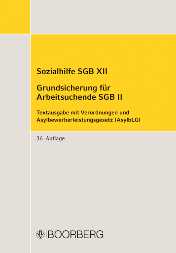 Portada del libro «Sozialhilfe SGB XII - Grundsicherung für Arbeitsuchende SGB II - AsylbLG»