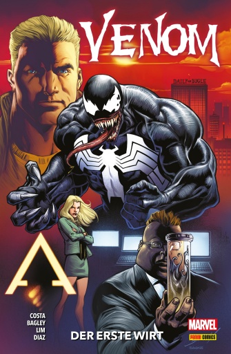 Portada del libro «Venom - Der erste Wirt», de Mike Costa