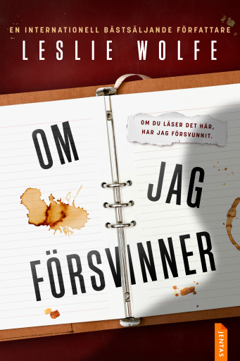Portada del libro «Om jag försvinner», de Leslie Wolfe