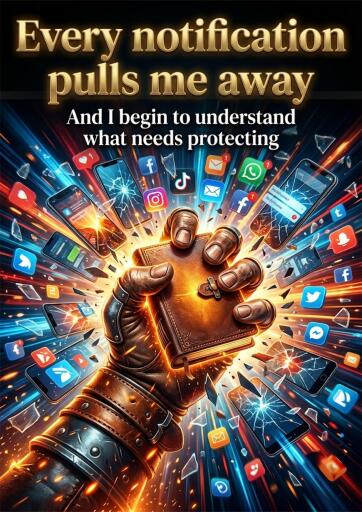 Portada del libro «Every notification pulls me away», de Fiona Morse