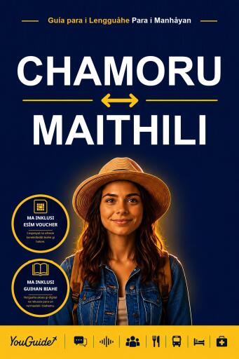 Portada del libro «The Language Guide for Travelers - Chamorro to Maithili», de YouGuide