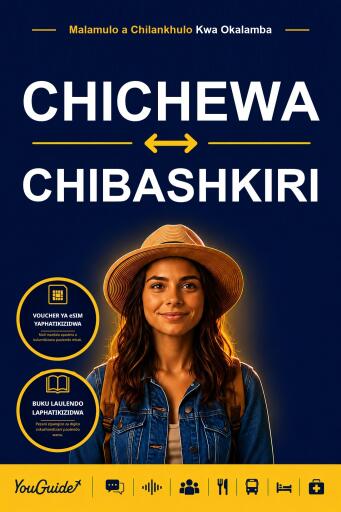 Portada del libro «The Language Guide for Travelers - Chichewa to Bashkir», de YouGuide