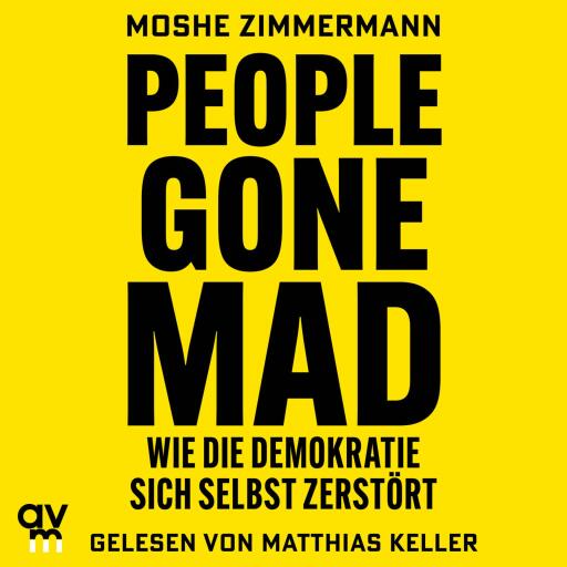 Portada del audiolibro «People gone mad», de Moshe Zimmermann