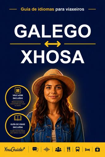 Portada del libro «The Language Guide for Travelers - Galician to Xhosa», de YouGuide
