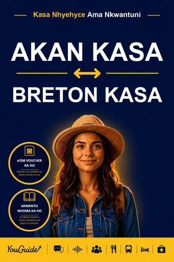 Portada del libro «The Language Guide for Travelers - Akan to Breton», de YouGuide