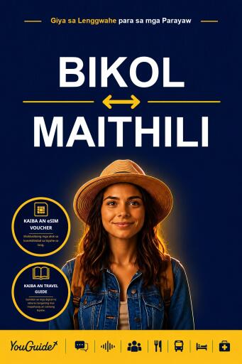 Portada del libro «The Language Guide for Travelers - Bikol to Maithili», de YouGuide