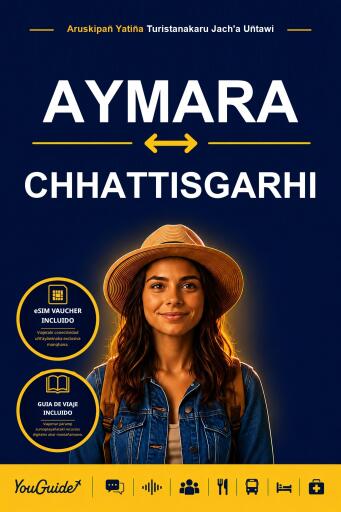 Portada del libro «The Language Guide for Travelers - Aymara to Chhattisgarhi», de YouGuide