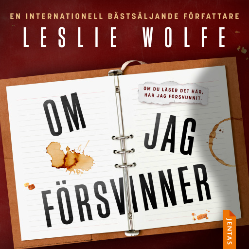 Portada del audiolibro «Om jag försvinner», de Leslie Wolfe
