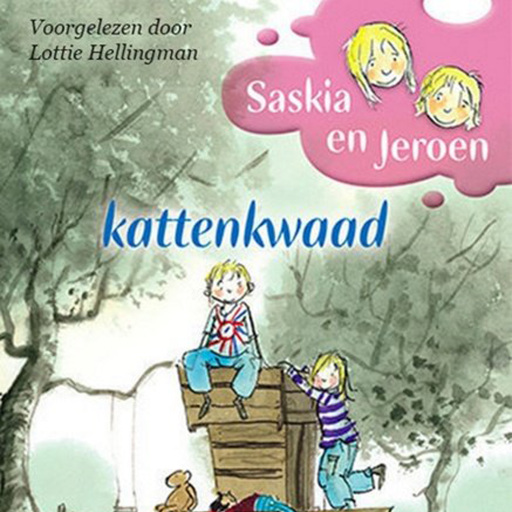 Portada del audiolibro «Saskia en Jeroen - Kattenkwaad», de Jaap ter Haar