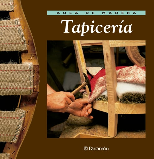 Aula de madera. Tapicería
