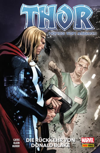 Portada del libro «THOR: KÖNIG VON ASGARD Band 2 - Die Rückkehr von Donald Blake», de Donny Cates
