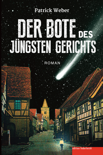 Portada del libro «Der Bote des Jüngsten Gerichts», de Patrick Weber