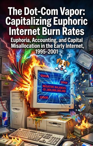 Portada del libro «The Dot-Com Vapor: Capitalizing Euphoric Internet Burn Rates», de Patrick W. Gordon