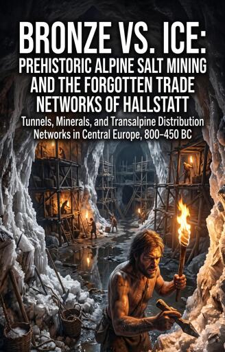 Portada del libro «Bronze vs. Ice: Prehistoric Alpine Salt Mining and the Forgotten Trade Networks of Hallstatt», de Wesley Jones