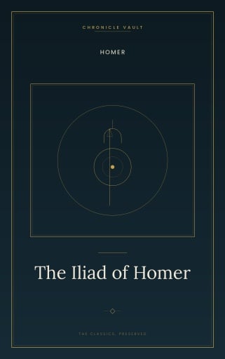 Portada del libro «The Iliad of Homer», de Homer