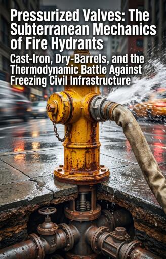 Portada del libro «Pressurized Valves: The Subterranean Mechanics of Fire Hydrants», de Jeff Carpenter