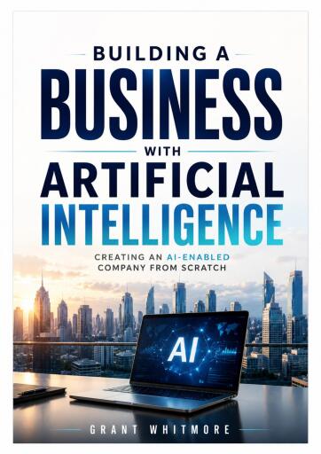 Portada del libro «Building a Business with Artificial Intelligence», de Grant Whitmore