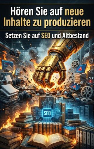 Portada del libro «Hören Sie auf neue Inhalte zu produzieren», de Leontin Krämerwald