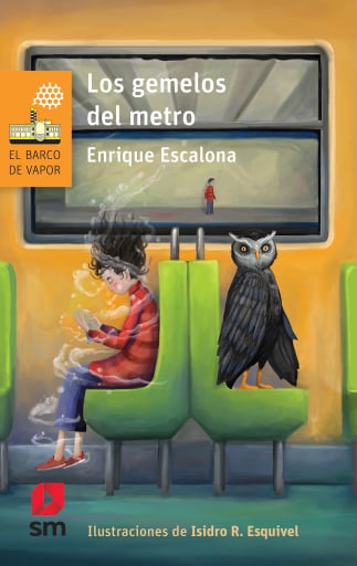 Portada del libro «Los gemelos del metro», de Enrique Escalona