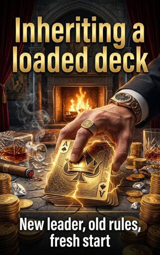 Portada del libro «Inheriting a loaded deck», de Tabitha Blackmere