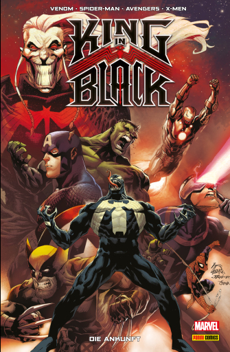 Portada del libro «KING IN BLACK 1 - DIE ANKUNFT», de Donny Cates